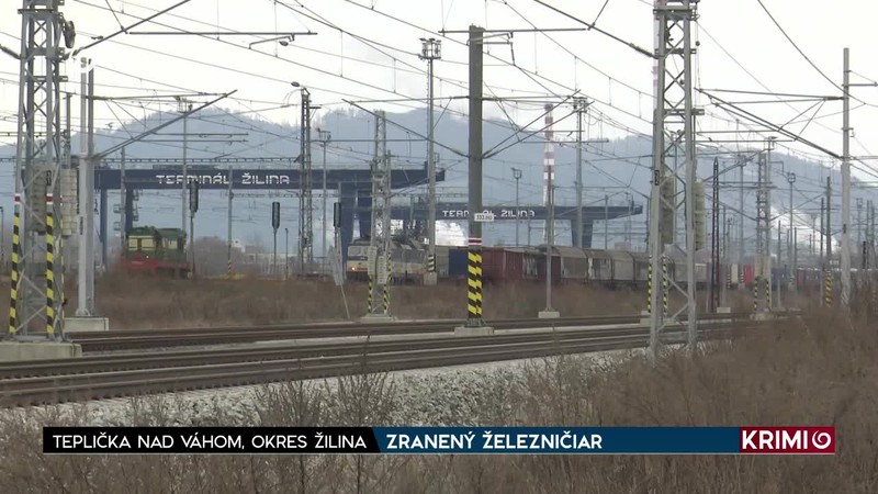 ZRANENÝ ŽELEZNIČIAR