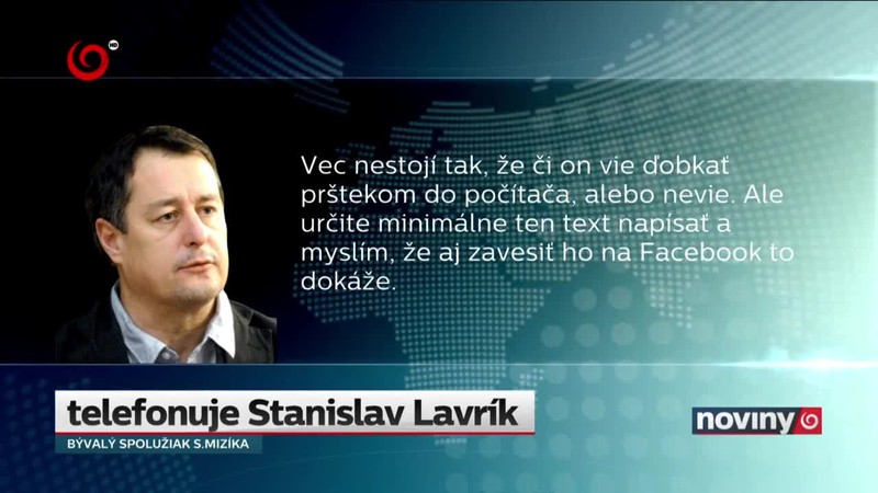 Na čo je Mizíkovi notebook?