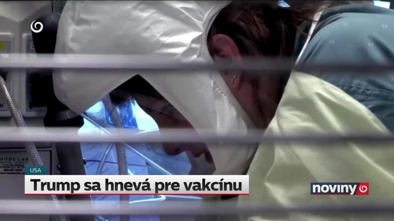 Trump sa hnevá pre vakcínu