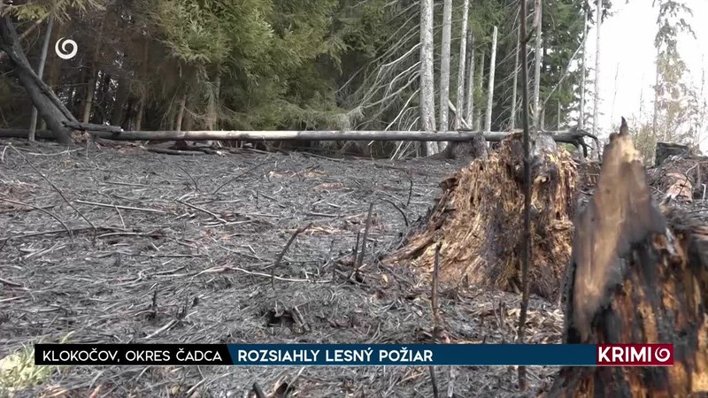ROZSIAHLY LESNÝ POŽIAR