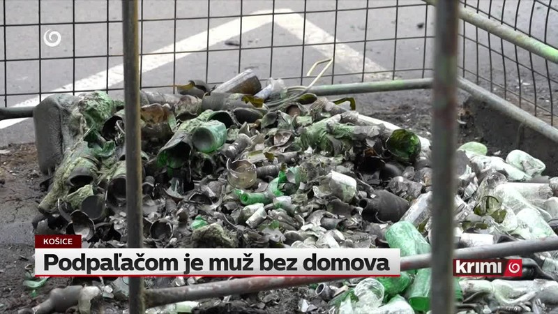 Podpaľačom je muž bez domova