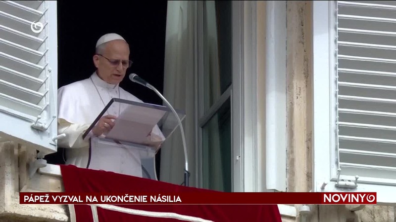 PÁPEŽ VYZVAL NA UKONČENIE NÁSILIA
