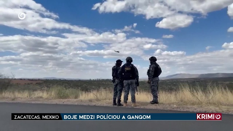 BOJE MEDZI POLÍCIOU A GANGOM