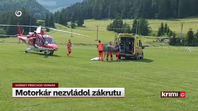 Motorkár nezvládol zákrutu