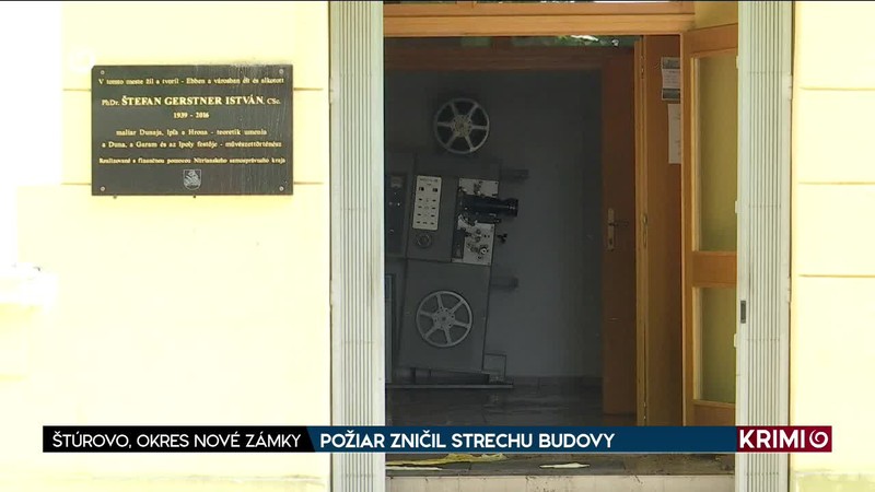 POŽIAR ZNIČIL STRECHU BUDOVY