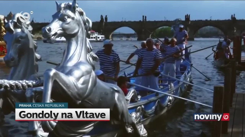 Gondoly na Vltave