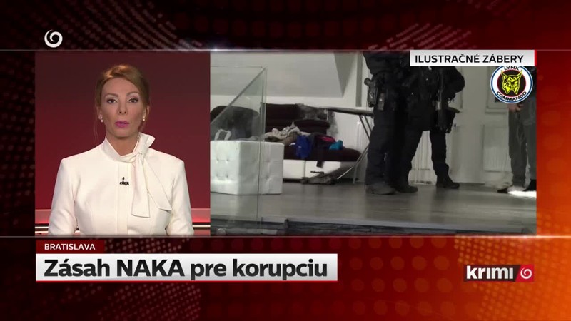 Zásah NAKA pre korupciu
