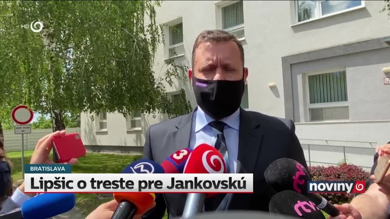 Lipšic o treste pre Jankovskú