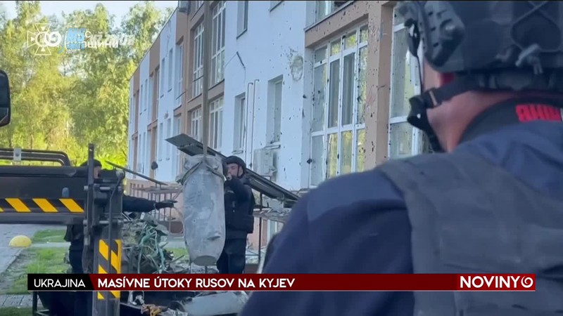MASÍVNE ÚTOKY RUSOV NA KYJEV