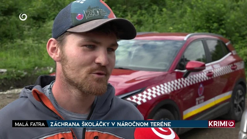 ZÁCHRANA ŠKOLÁČKY V NÁROČNOM TERÉNE