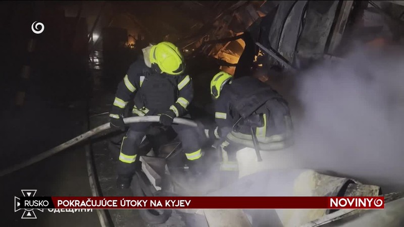POKRAČUJÚCE ÚTOKY NA KYJEV