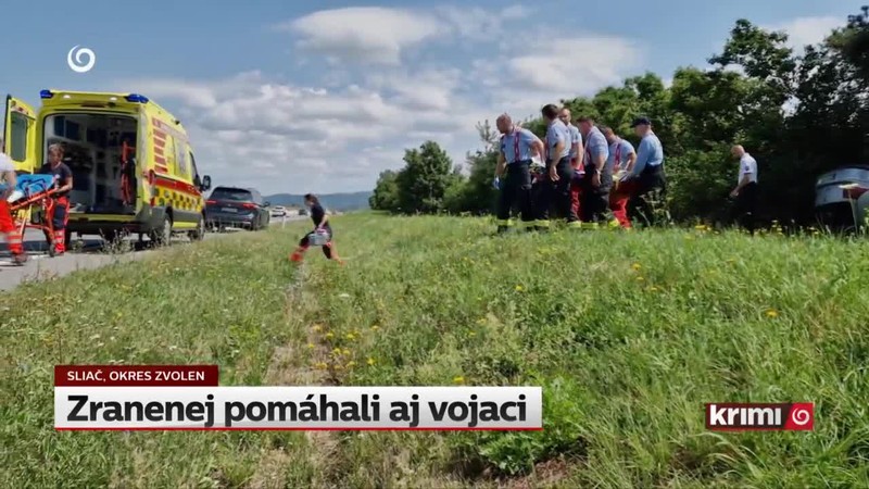 Zranenej pomáhali aj vojaci