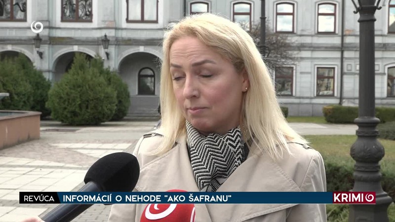 INFORMÁCIÍ O NEHODE "AKO ŠAFRANU"