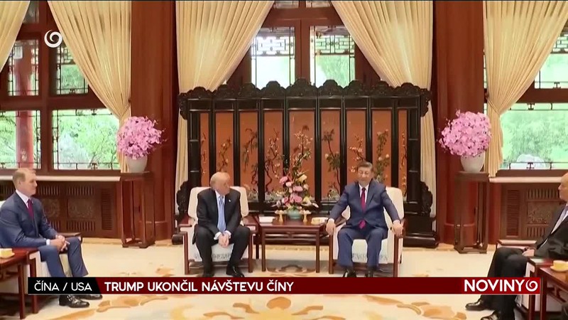 TRUMP UKONČIL NÁVŠTEVU ČÍNY