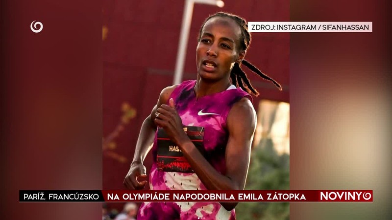 NA OLYMPIÁDE NAPODOBNILA EMILA ZÁTOPKA