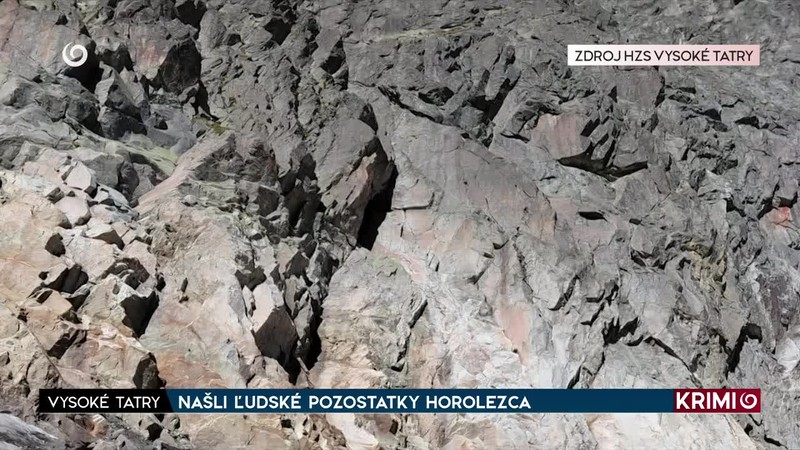NAŠLI ĽUDSKÉ POZOSTATKY HOROLEZCA // VYSOKÉ TATRY