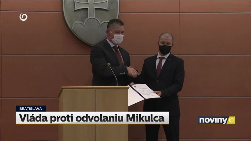Vláda proti odvolaniu Mikulca