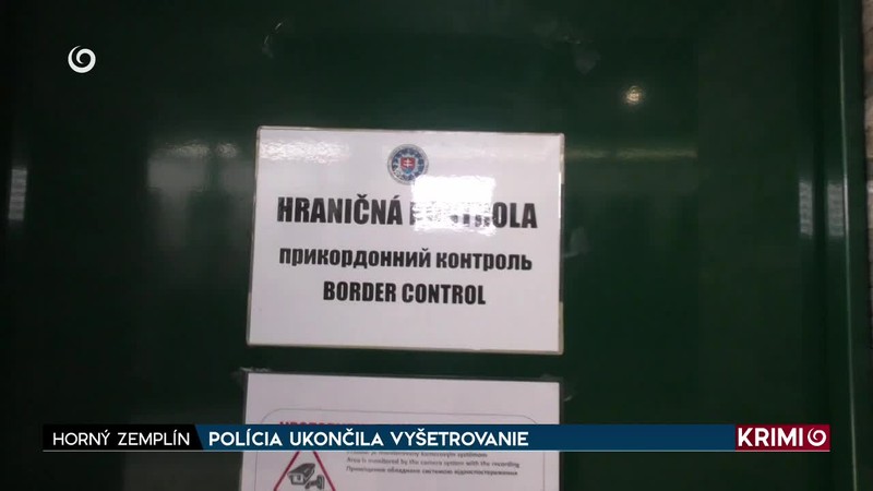 POLÍCIA UKONČILA VYŠETROVANIE