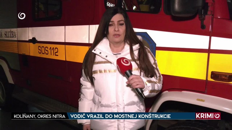 VODIČ VRAZIL DO MOSTNEJ KONŠTRUKCIE