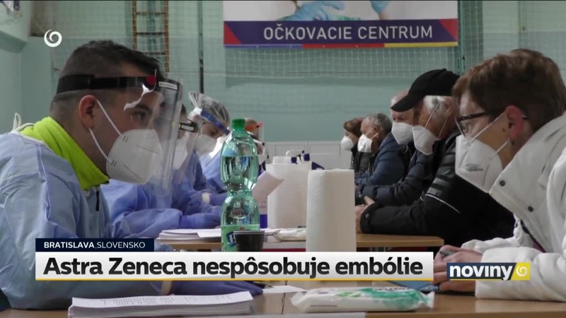 Astra Zeneca nespôsobuje embólie