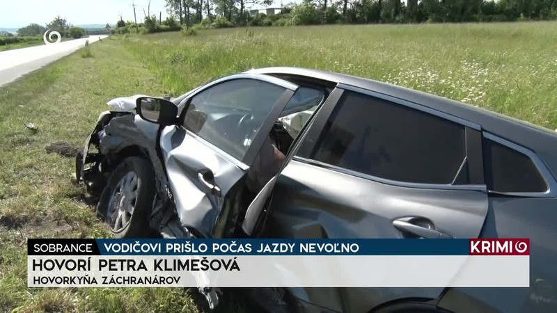 VODIČOVI PRIŠLO POČAS JAZDY NEVOĽNO