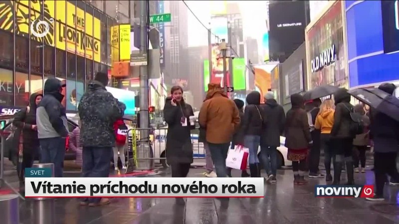 Vítanie príchodu nového roka
