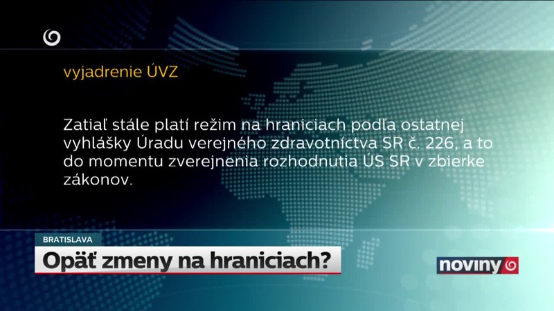 Opäť zmeny na hraniciach?
