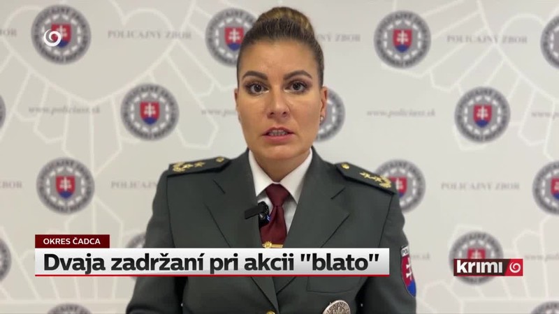 Dvaja zadržaní pri akcii "blato"