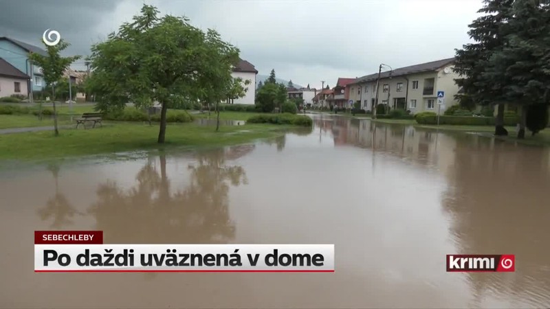 Po daždi uväznená v dome