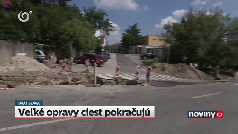Veľké opravy ciest pokračujú