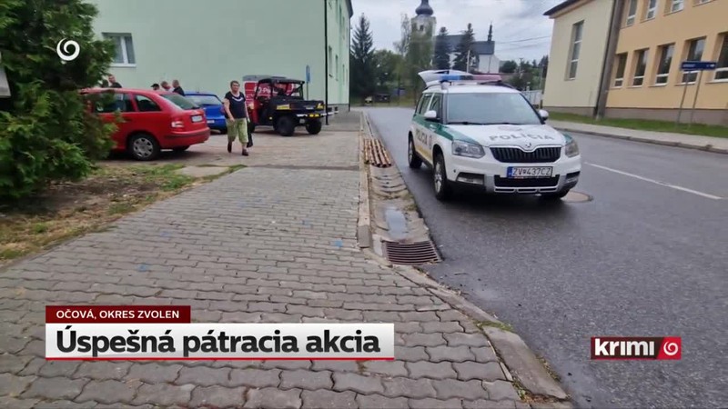 Úspešná pátracia akcia