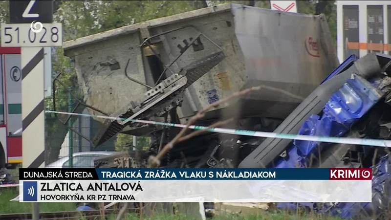 TRAGICKÁ ZRÁŽKA VLAKU S NÁKLADIAKOM