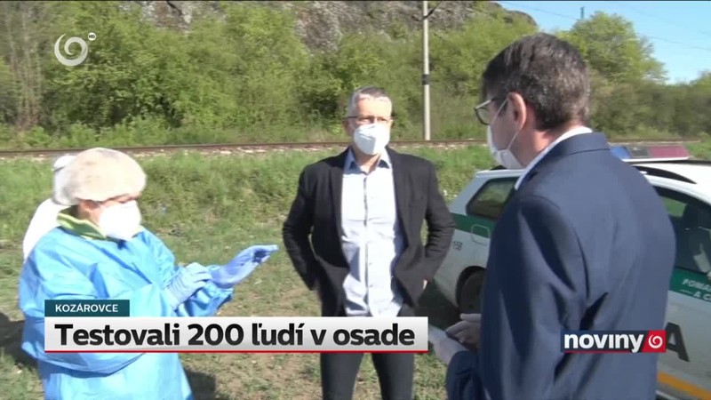 Testovali 200 ľudí v osade