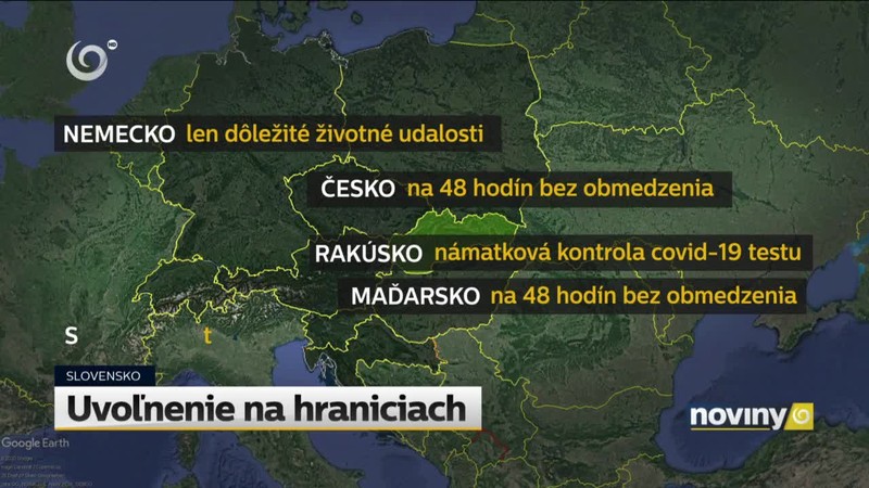 Uvoľnenie na hraniciach