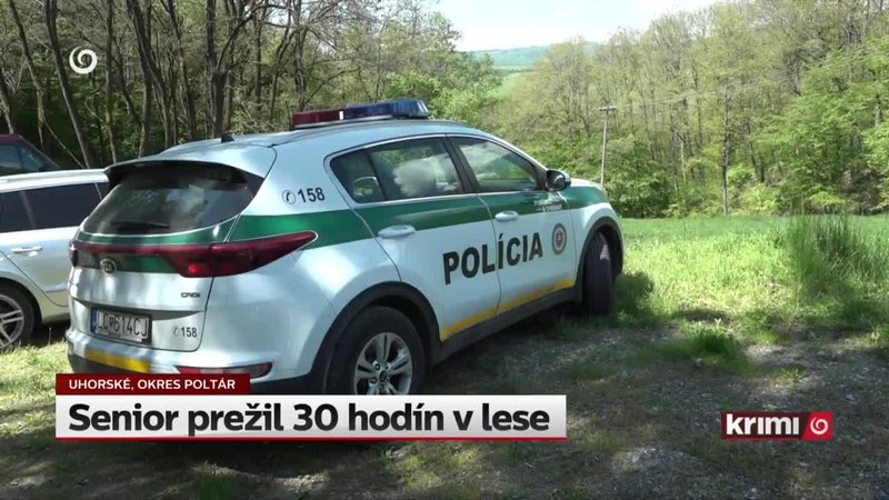 Senior prežil 30 hodín v lese
