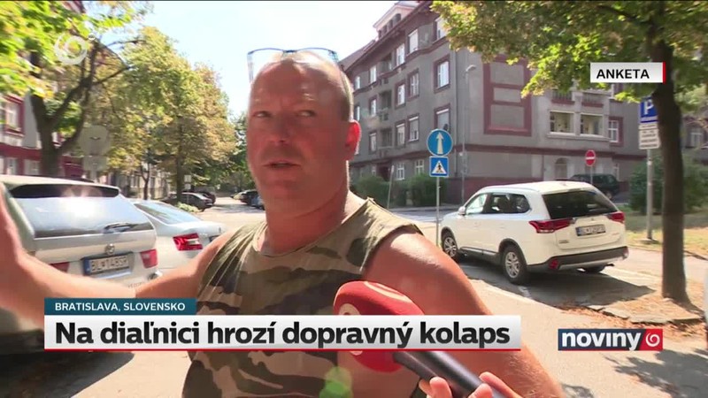 Na diaľnici hrozí dopravný kolaps