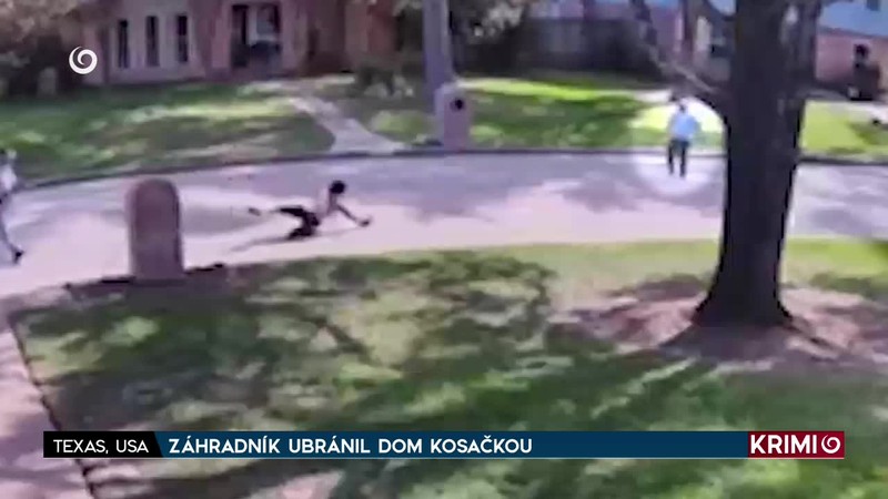 ZÁHRADNÍK UBRÁNIL DOM KOSAČKOU