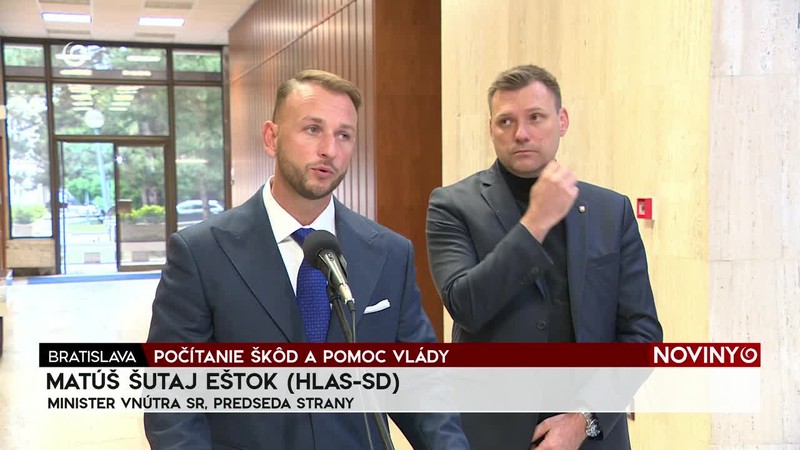 POČÍTANIE ŠKÔD A POMOC VLÁDY