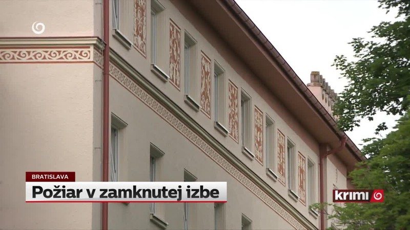 Požiar v zamknutej izbe