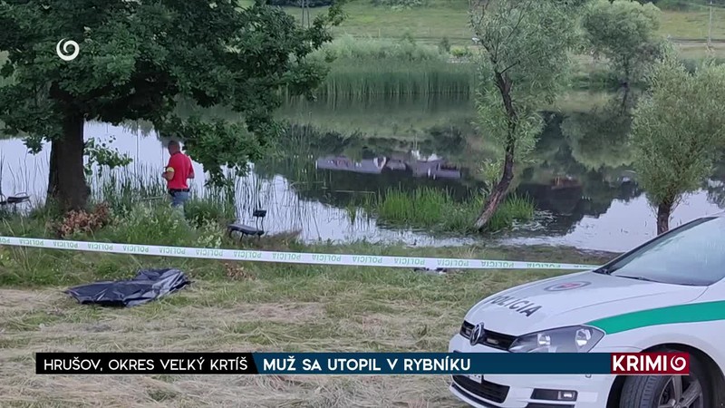 MUŽ SA UTOPIL V RYBNÍKU