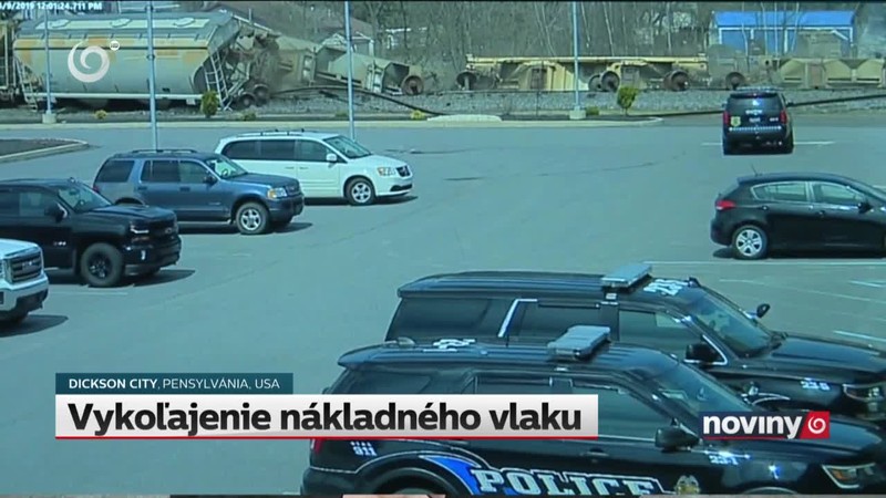 Vykoľajenie nákladného vlaku