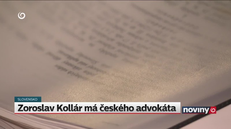 Zoroslav Kollár má českého advokáta