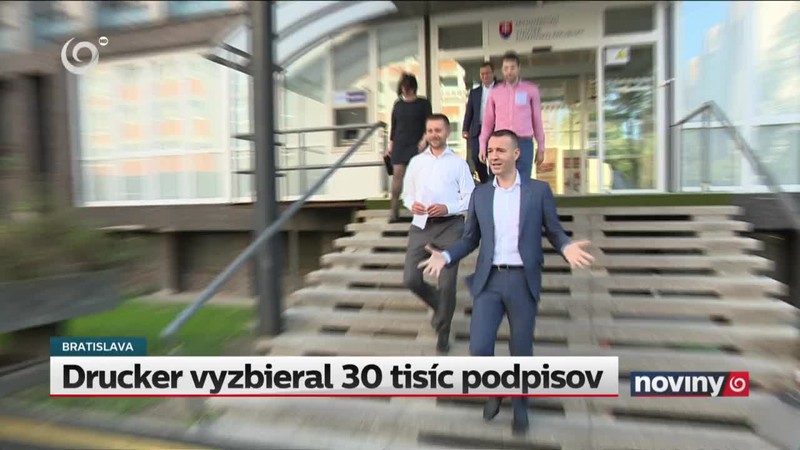 Drucker vyzbieral 30 tisíc podpisov
