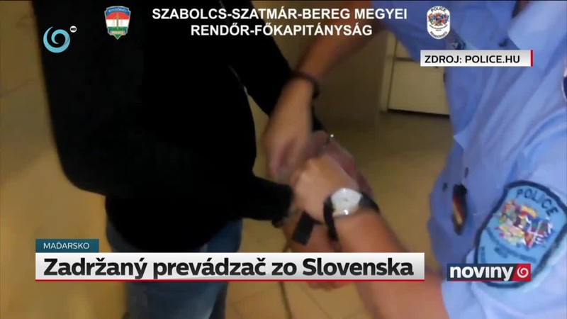 Zadržaný prevádzač zo Slovenska