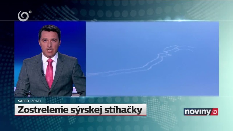 Zostrelenie sýrskej stíhačky