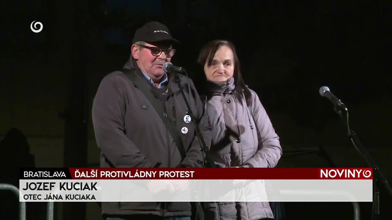 ĎALŠÍ PROTIVLÁDNY PROTEST