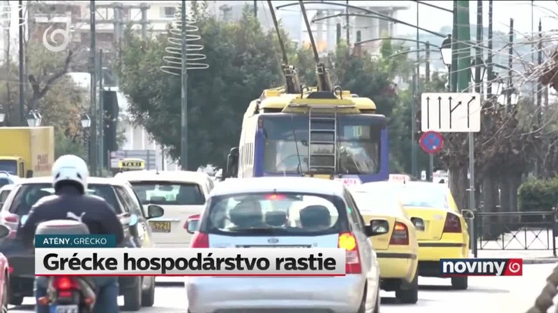 Grécke hospodárstvo rastie