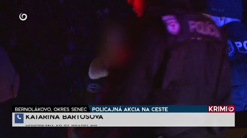 POLICAJNÁ AKCIA NA CESTE