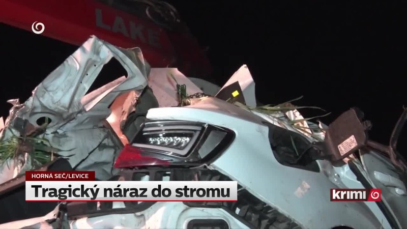 Tragický náraz do stromu