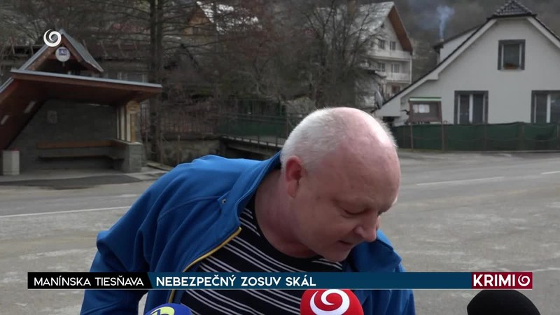 NEBEZPEČNÝ ZOSUV SKÁL
